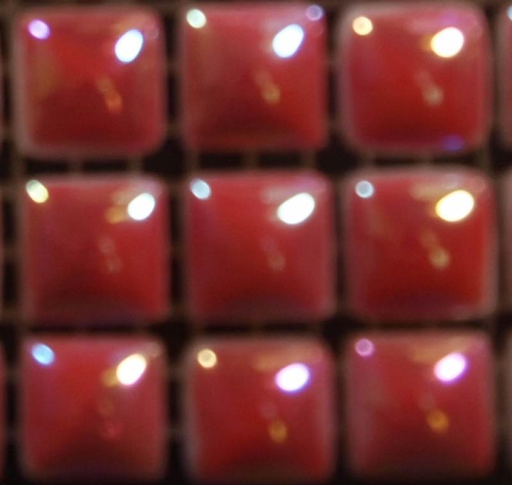 Micro Perle Vermillon Métallisé 1,2 x 1,2 cm par 100 g