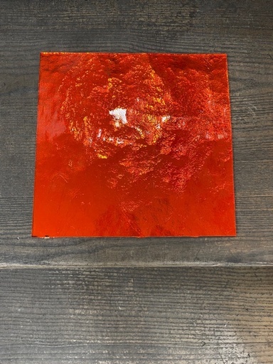 Miroir Coloré - Orange - 10 x 10 cm