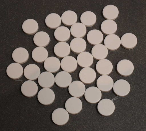 Pastilles Briare Blanc Mat 1,8 cm, par 100g