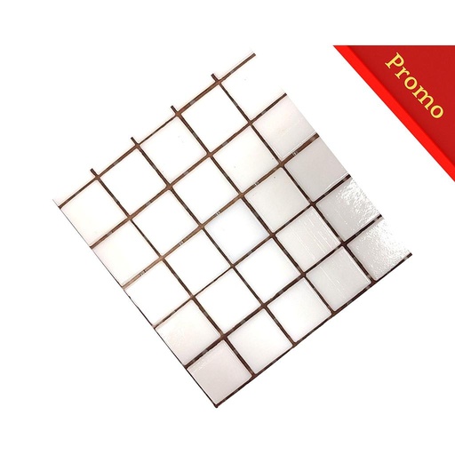 [396] Pate de Verre TREND 1.5 x 1.5 cm à la plaque