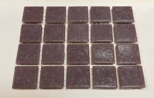 Pate de Verre Unilis 2 x 2 cm Violet, Par 100g