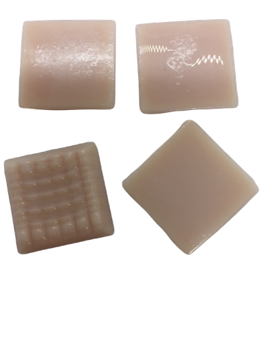 [162] Pate de Verre Unilis Beige Rosé 162 2 x 2 cm par 100g