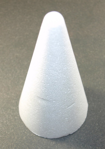 [63803848] Petit Cône Polystyrène 12 cm
