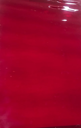 [PLAVER20X20/35] Plaque de Verre 20 x 20 cm n°35 - Cathédral Rubis