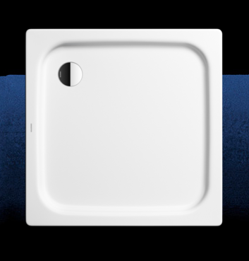 Receveur de douche, Duschplan avec support, Acier Émaillé