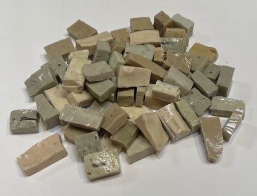 Smalts Antiques - Mix Crème, Par 100g