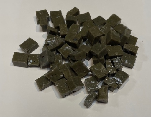 Smalts Antiques - Vert Militaire, Par 100g