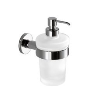 Touch - Distributeur de Savon Mural Avec pot en Verre Satiné - A46670  