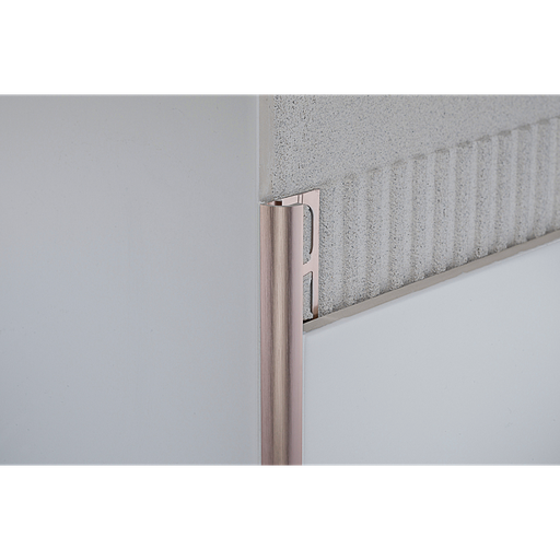 RAS / - Profilé bords arrondis - Protrim - Alu Brillant Satiné - 2.70 ml