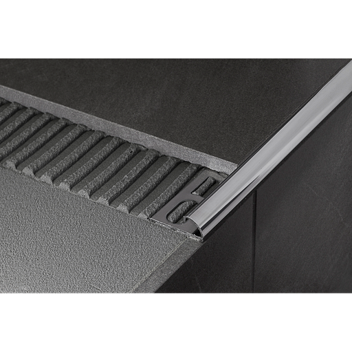 RIL / - Profilé bords arrondis - Protrim - Inox Brillant - 2.70 ml