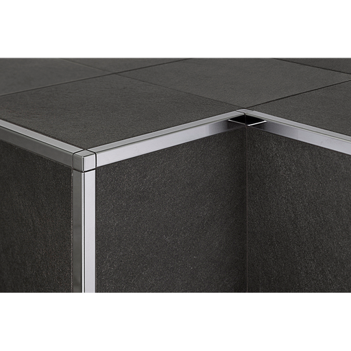 ZQINS / - Angles pour profilé - ProAngle - Acier Inox Satiné - 