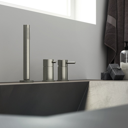 Archie - Mitigeur Baignoire - Sur Gorge - Avec Douchette - Inox 316 - AR075