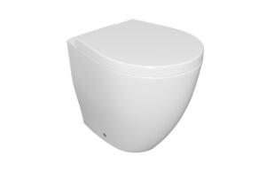 Bull 500 - WC à Poser Avec Abattant - 50 x 38 x h. 42