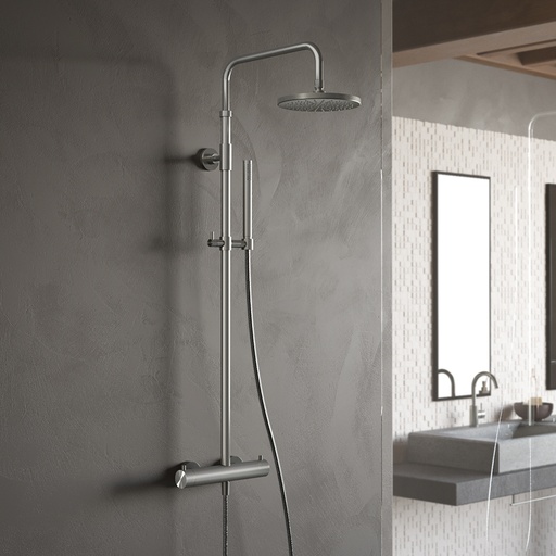 Archie - Set Douche - Mitigeur - Pomme - Douchette - Inox 316 - SDS30