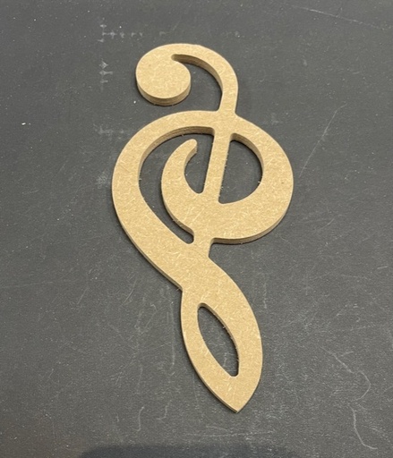 [200] Clé de Sol 7 x 16 cm N°18